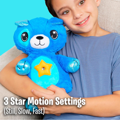 Starbear teddy bear with star projector